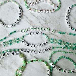 taylor swift debut album beaded friendship bracelets for the eras tour